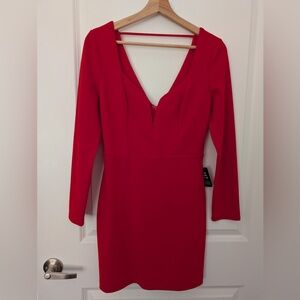Express red dress